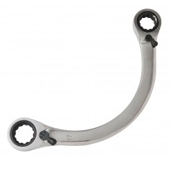 “U”Style Double Box Reversible Ratchet Wrench  